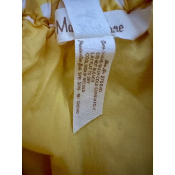 Matilda Jane Brilliant Daydream Splendid Sunshine Yellow Eyelet Ruffle Pinafore - Picture 6 of 8